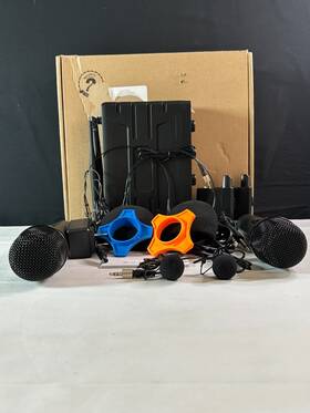 Tw362 Tonor Black Gray Wireless Dual Handheld Microphone System