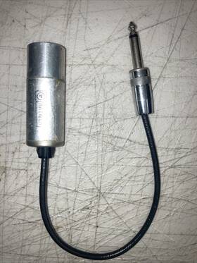 Lmt-150 Trutone Raymer Wired Line Matching Transformer 3 Pin To 1/4 Inch Jack Microphone Amp