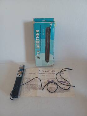 Wm-309 U Yu Brother Vtg Electret Condenser Fm Wireless Microphone Model Wm-309. Works