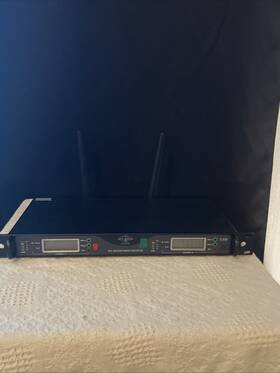 Ugx5 Uhf Pll True Diversity Receive Atl Audio Wireless Receiver Used Working Order