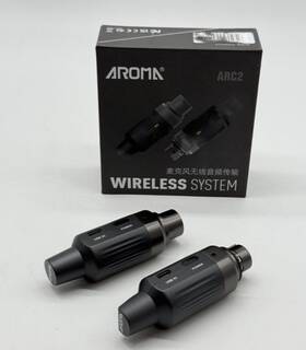 B0dqkl4m5j Ulumac Aroma Arc2 Wireless Xlr Transmitter And Receiver Mic System 165ft Range Gray