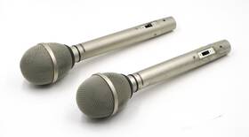 381.541 Universum Vintage Senator Condenser Microphones Pair With Box