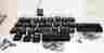 Urx-p03 Utx-b03 Sony Wireless Uhf Mic Equipment Lot Ecm-77b Utx-b2