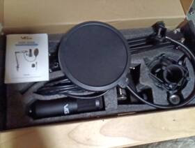 Vg016 Vegue Usb Microphone Kit Condenser Computer Pc Recording Mic For Game