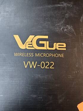 Vw-022 Vegue Dual Professional Wireless Microphone Dynamic Handheld With Receiver