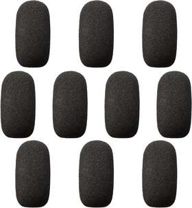 Velkpro 445031829849 10 Pack Mini Small Size Foam Windscreen For Headset Microphone High Den