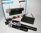 Vhf-02m Gemini Dual Handheld Wireless System New Minor Blem Works Fine