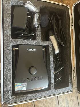 At-20 Vitopal Acemic Pr-8/at-20 Uhf Professional Wireless Instrument Microphone Condenser Mic Case For Accordion