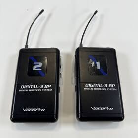 Vocopro 692868238345 Digital 3 Bp Wireless System Body Pack Transmitters Lot Of 2