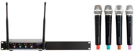 Vocopro 692868374500 Digitalquadh500 4 Ch Uhf Wireless Hh Mic System