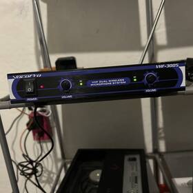 Vhf-3005-3 Vocopro 692868833052 Dual Channel Vhf Wireless Microphone System