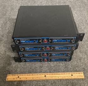 T-01122016040618 Vocopro Lot Of 4 Dual Channel Uhf Wireless System T-0112 2016040618 As Is