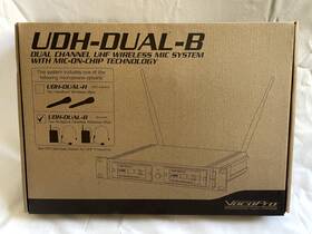 Udh-dual-b3 Vocopro Udh-dual-b Channel Uhf Wireless Mic System