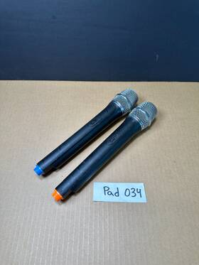 Uhf-18-10 Vocopro - Single Channel Uhf Wireless Mic Lot Of 2