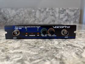 Uhf-28 Vocopro Uhf287 Dual Channel Uhf Wireless Microphone System Unit Only