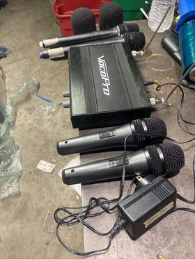 Uhf3200-6 Vocopro Uhf-3200 Uhf-dual Channel Wireless Microphone System Read