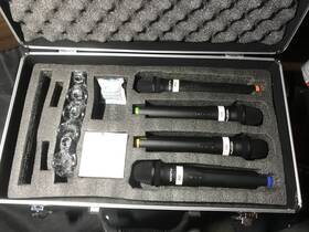 Uhf5805-9 Vocopro Untested Uhf58059 Rec 4 Ch Wireless Mic System