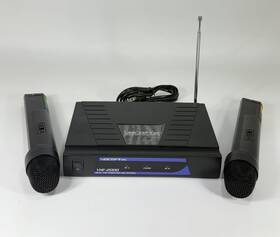 Vhf-2000 Vocopro 2-ch Wireless Microphone System With Receiver And 2