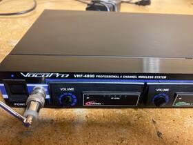 Vhf-4800 Vocopro Professional 4-channel Wireless System