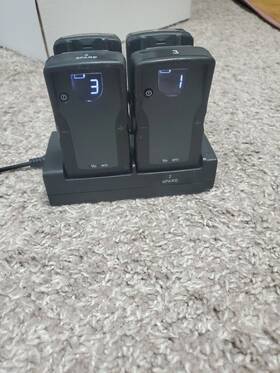 Arf7822ba Vokkero Lot Of 4 Adeunis Wireless Transceiver With Accessories
