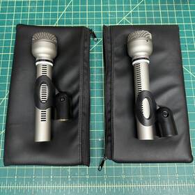 Wa-19n Warm Audio Used Pair Of Dynamic Cardioid Microphones Nickel Finish