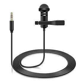 Rddj-1.5m-lav-mic-iv Weishan Lavalier Microphone For Rode Wireless Go 2 / Ii And Dji Mic 5 Feet Black