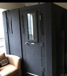 4872s Whisper Room Size Inch 6x4 Mdl Sound Booth - Mint Condition