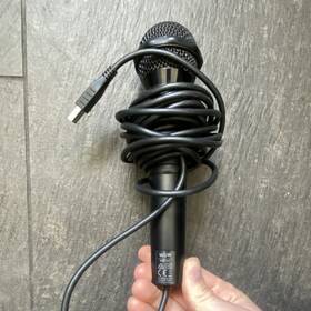 Wub-021 Wiiu Usb Microphone Black Handheld Stand-held Wired Gaming Accessory