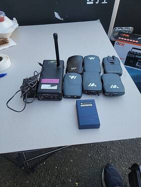 Ppa-t17 Williams Sound Fm Transmitter Ppa T17 With Power Supply And 6 Receivers
