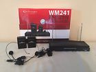 Wm241 Technical Pro Dual Signal Vhf High Band Microphone System Black