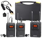Wmic80 Movo Uhf Wireless Lavalier Microphone System Tx Rx For Dslr