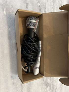 X002w5q1m3 Wx 04687 New Shinco Karaoke Mic Microphone W 13 Ft Cable Open Box