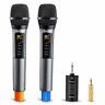 Wxm09 Wireless Microphone With Echo Treble Bass Bluetooth Ft Range Portable