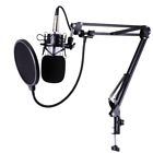 X-cmi-28-set-07 Yescom Condenser Microphone Kit Studio Pop Filter Boom Scissor Arm