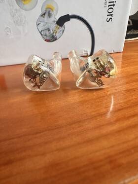 U4-1-xv Xvive T9 In-ear Monitor Dual Knowles Ba Drivers Iem For Studio Band Rehearsa