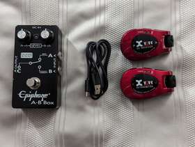 Xvive-u2 Xvive Xvive-u2/red U2 Guitar Wireless System - Red Free A-b Box