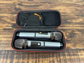 Xzl 799104891477 Wireless Microphones For Karaoke Singing Rechargeable Not Tested