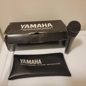 Mz101 Yamaha Professional Cardioid Dynamic Microphone Made In Japan Vintage