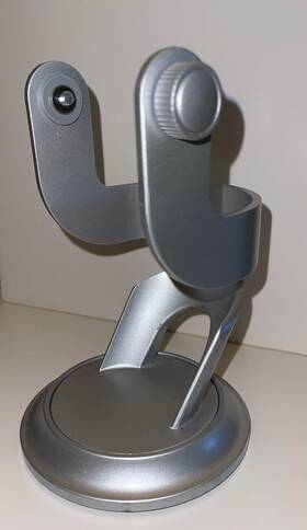 2850y11784 Yeti Replacement Blue Microphone Desktop Stand - Silver Color Never Used