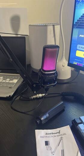Bkd-11 Zealsound Pro Wired Condenser Microphone With Arm Stand And Tripod