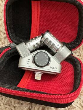 Ziq6-bstk Zoom Iq6 Ios Lightning X/y Microphone