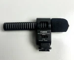 Canon DM-50 Directional Stereo Shotgun Microphone With Cover Foam Windscreen. Fixed Price $24.99.