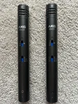 Akg C451 Eb Studio Condenser Microphone 65TH Anniversary Edition Matched Pair. Fixed Price $825.00.