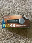 Shure Pga 48 Professional Vocal Microphone Nwb. Fixed Price $40.00.