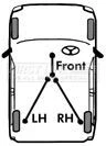 First Line FKB2758 Rear Right Hand Brake Cable Fits Nissan Almera. Fixed Price $41.91.
