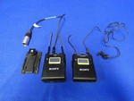 Sony UTX-B03 Transmitter W/mic, URX-P03 Receiver W/antennas (ch 30-36, 38-41). Fixed Price $215.00.