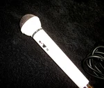 Vintage Kent DM-22 Dynamic Microphone Rare White 50K Hi-z W/cord Great Harp. Fixed Price $30.00.