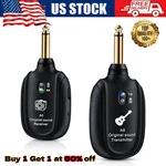 Guitar Bass Wireless System Transmitter Receiver Built In Rechargeable Battery. Fixed Price $16.52.