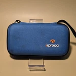 Aproca Travel Case Nylon Blue Black Padded Zippered Wrist Strap Organizer. Fixed Price $10.00.