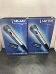 2 Lax-max LI-198 Pro Wireless Microphone New Packaging. Fixed Price $75.00.